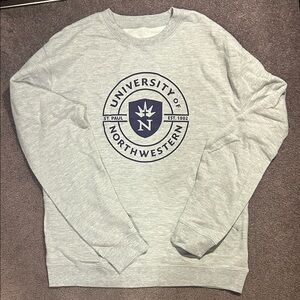 University of Northwestern Gray Sweater